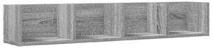 Dulap de perete, gri sonoma, 99x18x16,5 cm, lemn compozit