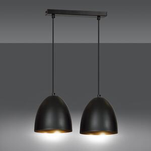 Suspensie Lenox 2 Black / Gold 410/2 Emibig Lighting, Modern, E27, Polonia