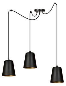 Suspensie Link 3 Black / Gold 455/3 Emibig Lighting, Modern, E27, Polonia