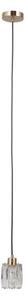ITALUX PND-40813-1-HBR - Lustră suspendată pe cablu TORNO, 1xE14/40W/230V, aurie
