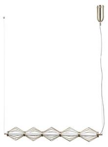 Lustră LED suspendată pe cablu SEVILLA, 25W, 230V, 3000K, aurie - ITALUX PND-34403-5-HBR