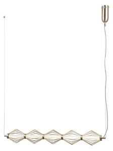 Lustră LED suspendată pe cablu SEVILLA, 25W, 230V, 3000K, aurie - ITALUX PND-34403-5-HBR