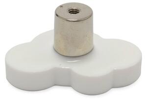 Buton mobilier copii Norisor alb, 46x32x24 mm