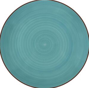 Farfurie de desert din ceramică Lamart LT9088 Happy , diametru 19 cm, albastru
