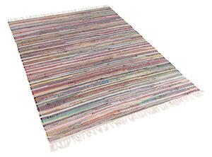 Covor Danca, tesut manual, multicolor deschis, 140 x 200 cm