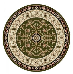 Covor Rotund, Model Lotos 523 310, Verde 100 x 100, Rotund, Verde