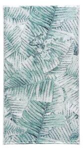 Covor de baie Suzanne, verde/alb/gri, 80 x 140 cm