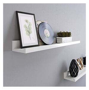 Set 2 rafturi suspendate, Songmics, LWS60WT, Alb, 60 x 10 cm