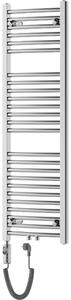 Mexen Ares, element electric de încălzire 1200x400 mm + tijă de încălzire 300 W, crom, W102-1200-400-2300-01