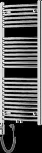 Mexen Ares, element electric de încălzire 1200x500 mm + tijă de încălzire 600 W, crom, W102-1200-500-2600-01