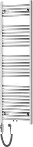 Mexen Ares, element electric de incalzire 1500x500 mm + tija de incalzire 600 W, crom, W102-1500-500-2600-01