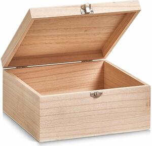 Cutie din lemn cu capac, 23 x 23 x 11 cm, ZELLER