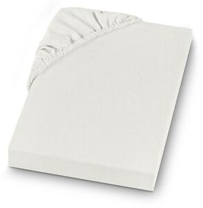 Cearsaf de pat Antiono, bumbac, alb, 160 x 200 cm