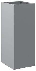 Jardinieră, argintiu, 32x29x75 cm, oțel galvanizat