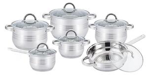 Set oale inox Kitchen Pro+ 7 straturi 12 piese