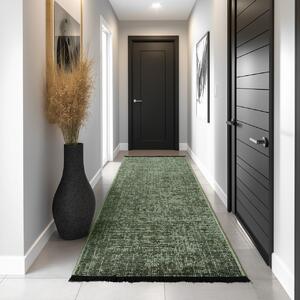 Covor traversa Space Verde, 80 x 150 cm