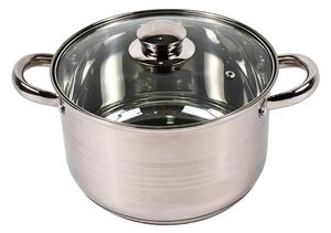 Cratita Floria din Inox cu Capac Capacitate 4L