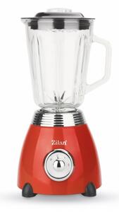 Blender Retro 1.5L 500W Lame din Otel Bol din Sticla