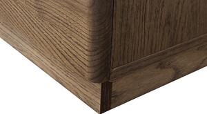 Comoda din lemn si furnir, cu 4 sertare si 1 usa Negro 44 Stejar Rustic, l108xA42xH87 cm