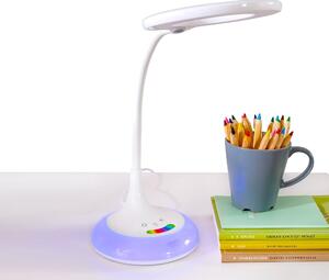 Lampa de birou pentru copii Rainbow White