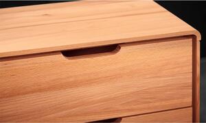 Comodă joasă din lemn de fag 90x63 cm Greg - The Beds