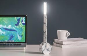 Lampa de birou cu functie touch Octagon One Marble