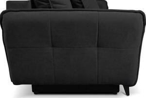 Canapea extensibila 3 locuri negru Largo