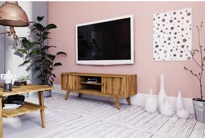 Masă TV din stejar 160x61 cm Retro - The Beds