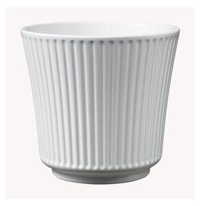 Ghiveci din ceramică Big pots Gloss, ø 12 cm, alb