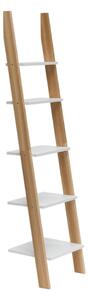 Raft în formă de scară Ragaba ASHME, lățime 45 cm, alb