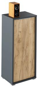 KONDELA Dulap, grafit/stejar artisan, RIOMA NEW TYP 10