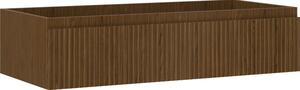 Mexen Rivel, mobilier baie 100 cm, 1 sertar, canelat, nuc, 91A20-10023-1-BF86