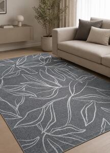 Covor Sufragerie Dormitor, Model Fayno 7102 160, Gri Antiderapant 160x230