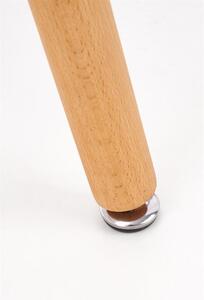 Masa din MDF si lemn, Suarez Alb / Pin, L120xl80xH74 cm