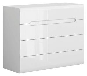 Comoda AZTECA TRIO, alb, PAL, cu sertare, 105x41x84 cm
