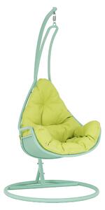 KONDELA Balansoar suspendat , neomint / verde, TALISE