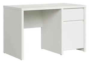 Birou KASPIAN, alb mat, PAL infoliat, 120x65x77 cm