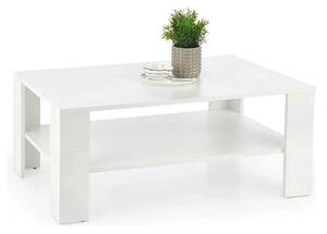 Masuta cafea KWADRO, alb, 110x65x53 cm