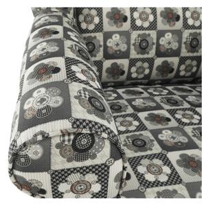 KONDELA Fotoliu, material textil în stilul patchwork N1, CHARLOT