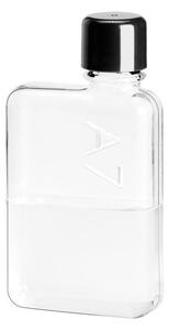 Sticlă de buzunar cu dop negru Memobottle A7, 180 ml