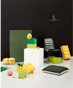 Cutie depozitare rotundă LEGO®, alb, ⌀ 12,5 cm