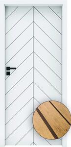 Usa de interior cu toc reglabil HDF - Frezaje decorative
