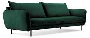 Canapea țesătură catifea Cosmopolitan Design Vienna, 200 cm, verde