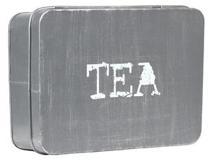 Cutie metalică pentru ceai LABEL51, gri