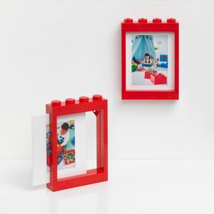Ramă foto LEGO®, 19,3 x 26,8 cm, roșu