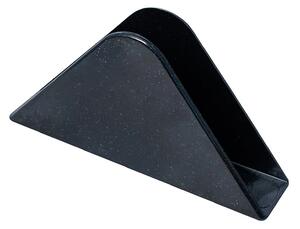 Suport servetele, din plastic, 14 x 7.5 cm, negru