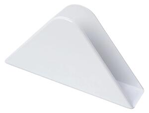 Suport servetele, din plastic, 14 x 7.5 cm, alb