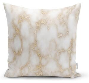 Față de pernă Minimalist Cushion Covers Golden Lines Marble, 45 x 45 cm