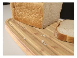 Cutie pentru pâine cu capac din lemn Joseph Joseph Bin, alb