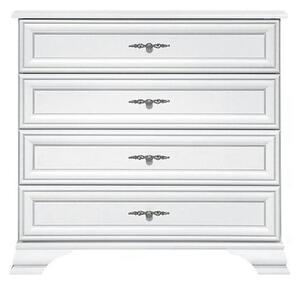 Comoda cu sertare mari IDENTO, alb, PAL, 95x45x90 cm